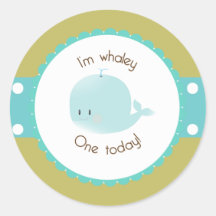 Je suis Whaley un aujourd'hui petit gâteau Topper/