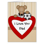 Je t'aime carte de papa