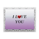 JE T'AIME CARTE POSTALE