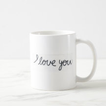 je t'aime tasse