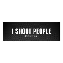 Je tire des personnes - photographe professionnell modèle de carte de visite