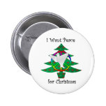 Je veux la paix pour Noël Badges Avec Agrafe