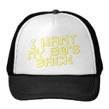 JE VEUX MON 80s'DE RETOUR Casquettes
