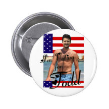 Je vote pour le bouton de Todd Badge Avec Épingle
