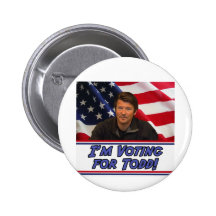 Je vote pour Todd Badges Avec Agrafe
