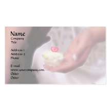 Je vous donne mon coeur ! modèle de carte de visite