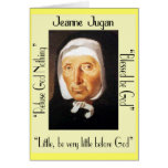 Jeanne Jugan cite des cartes de voeux