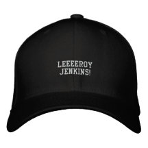 JENKINS DE LEEEEROY ! CASQUETTE DE BASEBALL BRODÉE