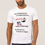 Jesus-Christus en de Amerikaanse Militair Tshirts