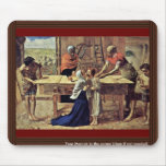 Jésus dans sa Chambre de parents Tapis De Souris