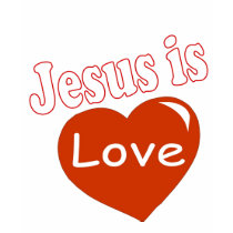 Jésus est conception de coeur d'amour t-shirt