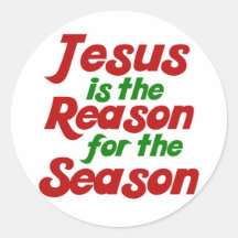 Jésus est la raison de la saison de Noël Autocollants