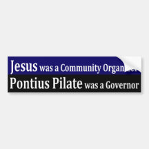 Jésus était un organisateur de la Communauté Autocollants Pour Voiture