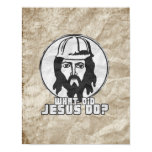 Jésus était un travailleur de constructin posters