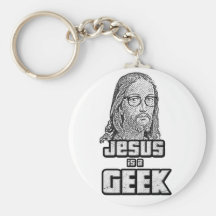 Jesus is a geek porte-clés