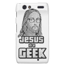 Jesus is een geek droid RAZR cover