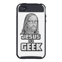 Jesus is een geek iPhone 4 case