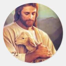 Jesus Ronde Sticker