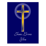 Jésus vous aime carte postale