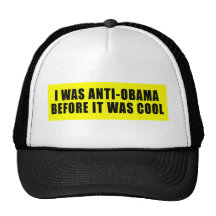 J'étais anti Obama avant qu'il ait fait frais Casquette