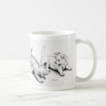 Jeu de chiots de chiwawa tasse à café
