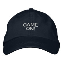 JEU DESSUS, PAC DE JOUEUR DE JEU DE PC CHAPEAU BRODÉ