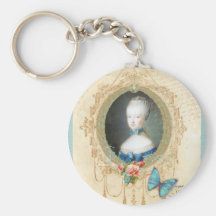 Jeune copie d'art de papillon de Marie Antoinette Porte-clé