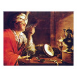 Jeune homme avec le tuyau par Gobin Michel Faire-part Personnalisables