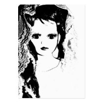 Jeune mariée cartes de visite