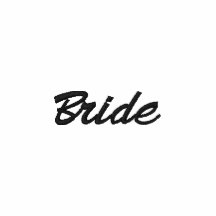 Jeune mariée polos avec broderie