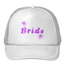 Jeune mariée (pourpre) casquettes