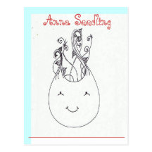 Jeune plante d'Anna Carte Postale