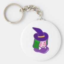 jeune sorcière Young witch Porte-clés