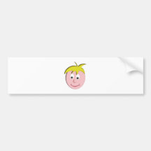Jeune visage boy face adhésif pour voiture