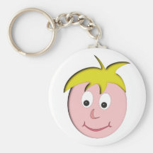 Jeune visage boy face porte-clef