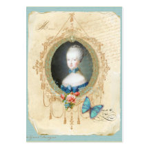 Jeunes cartes de visite de Marie Antoinette Carte De Visite