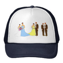Jeunes mariées/mariés casquette de camionneur
