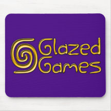 Jeux vitrés Mousepad - pourpre Tapis De Souris