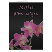 J'honore le jour des Vous-Mères Carte De Vœux