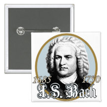 Johann Sebastian Bach Speldbutton