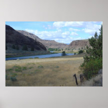 John Day River Valley Afdruk