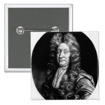 John Dryden a gravé par William Faithorne Badges