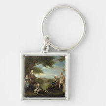 John et Elizabeth Jeffreys et leurs enfants, 17 Porte-clef
