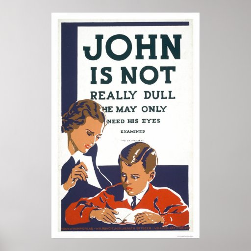 John n'est pas WPA 1937 mat Posters
