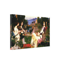 ~ John William Waterhouse de Cecilia de saint Impression Sur Toile
