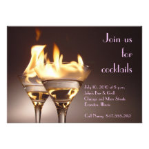 "Joignez-nous invitation pour cocktails"