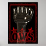 Join OWS Occupy Wall Street poster w/ fist