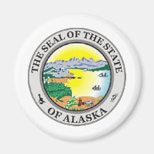 Joint d'état de l'Alaska Aimant Pour Réfrigérateur