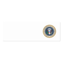 joint du Président des États-Unis d'Amer Modèle De Carte De Visite