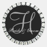 Joint personnalisable du monogramme H de diamant Adhésifs